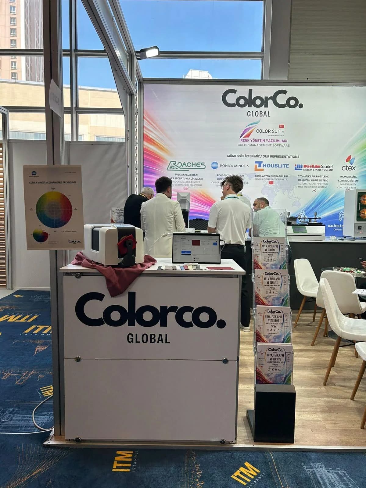 ColorCo Global fuar standında ColorSuite sistemi